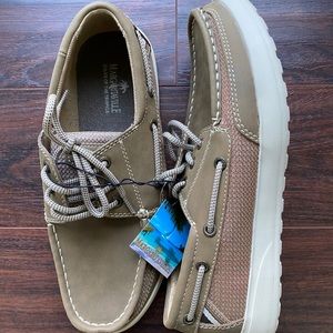 Margaritaville Men’s Leather Boat Shoe - NEW!
